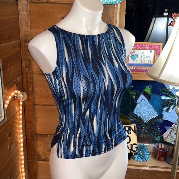 $45 A. Byer Beautiful dramatic color Tank top Jr S - Picture 3 of 12